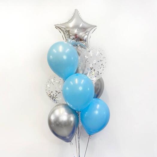 Букет из 9 шаров