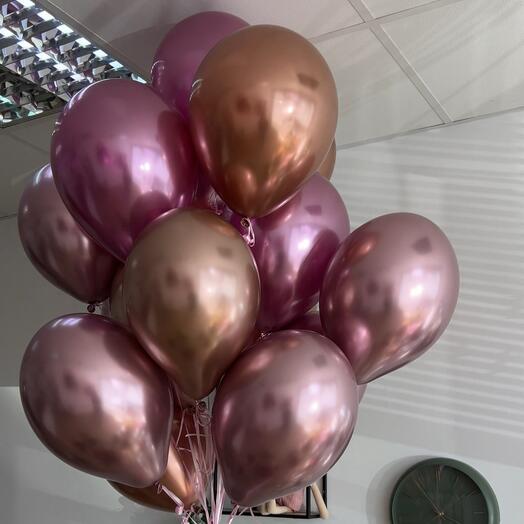 Set 11 ballon s metallic