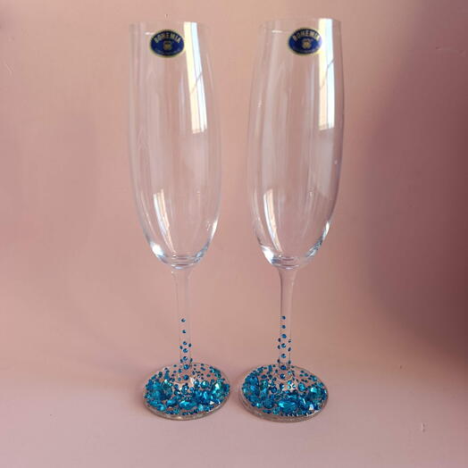 Luxury Bohemia Champagne Flute Set (2 pcs)