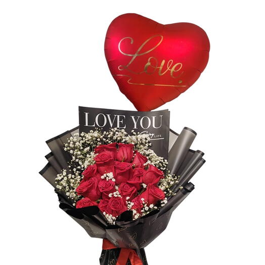 Love Flower Balloon 13