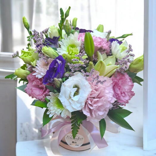 Flowers box  "amethyst"