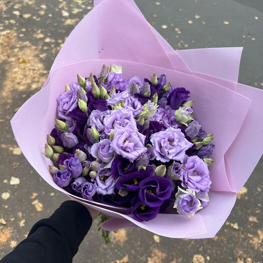 Eustoma Violet Bouquet