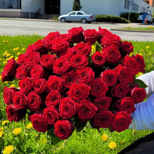 Classic Red rose bouquet
