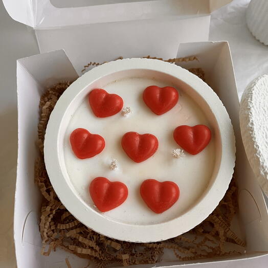 Большая романтичная свеча