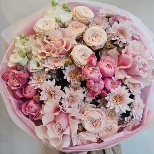 Bouquet with the addition of "French roses"