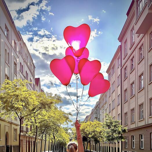 🎈Ballons cœur 5 piece