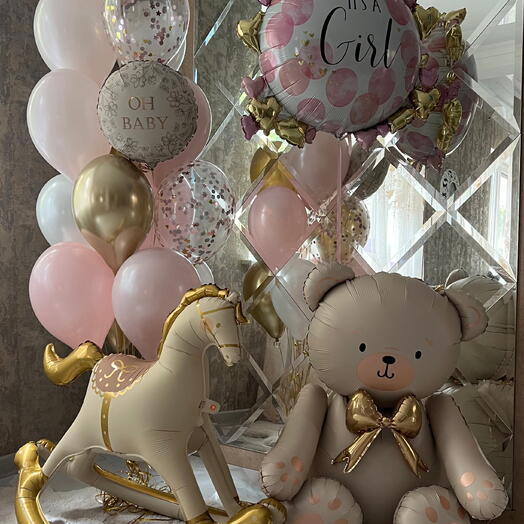 Cute Baby Discharge Set with Large Figures