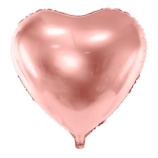 Rose Gold Heart foil balloon 45cm