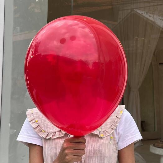 Ballon latex helium red