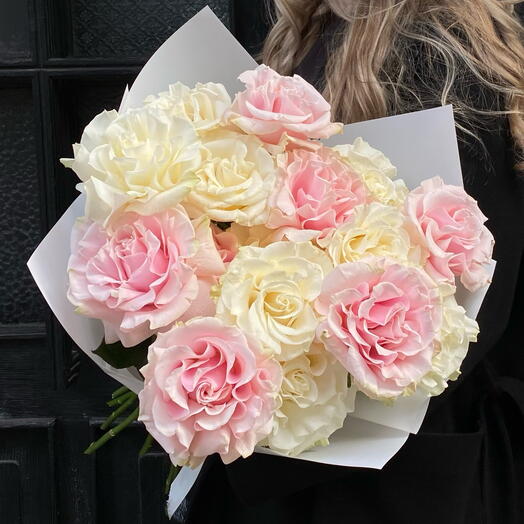Mix roses 15 white rose