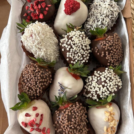 Chocolate-covered strawberries WOW