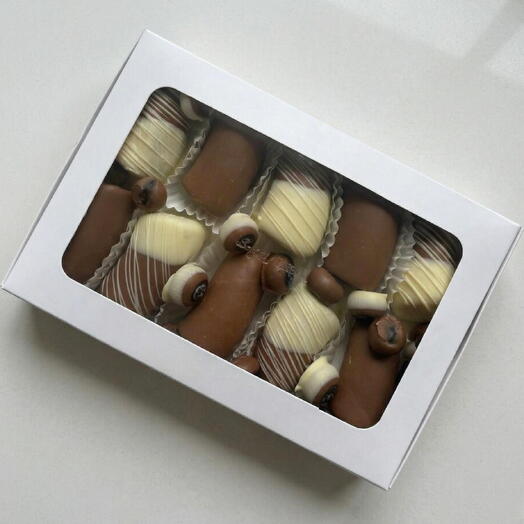 Bananas in chocolate