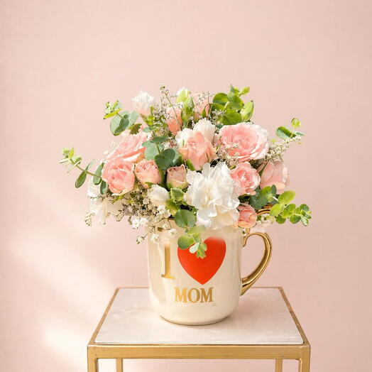 Taza floral I ️ MOM – Edicion Dia de las Madres 🌸