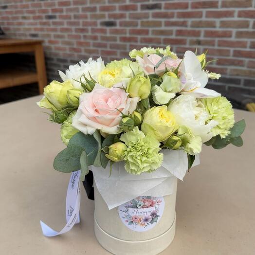 Monochrome Flowers in a box