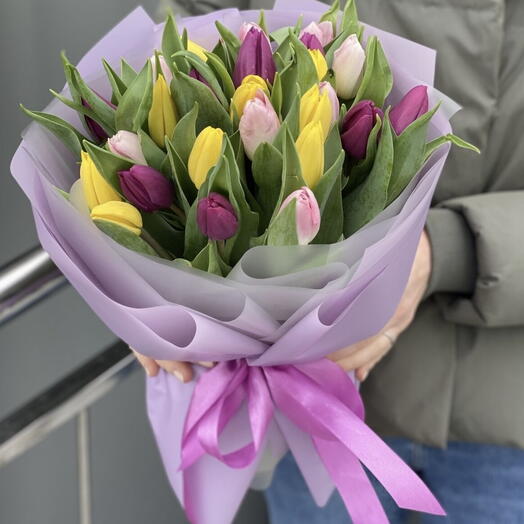 Mix colorful tulips 25 pcs