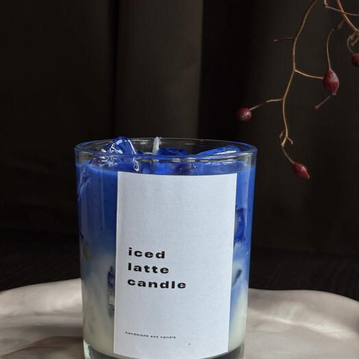 Iced latte candle - Lavender / Lavender