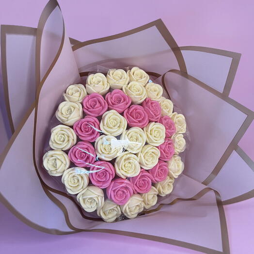 Букет из шоколадных роз