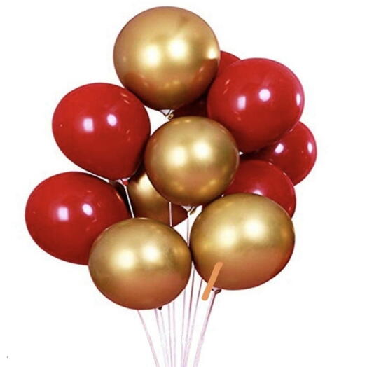 Set of 12 helium baloons