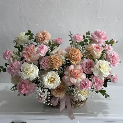 Extra size white pink