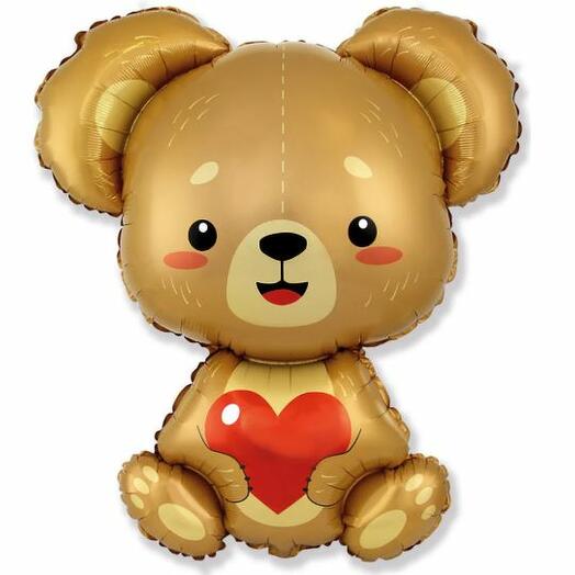 Helium balloon bear