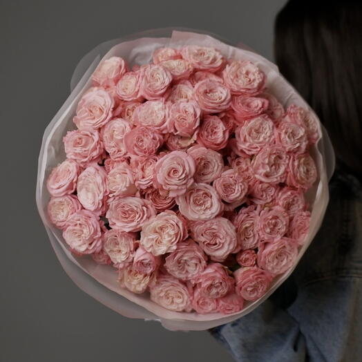 МОНОБУКЕТ ПИОНОВИДНЫХ РОЗ NECTAR