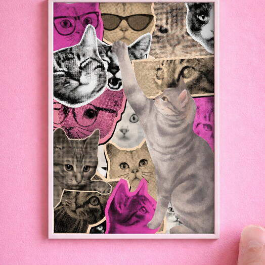 Poster Retro Cats