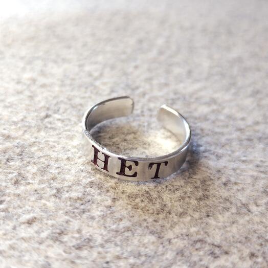 A ring with any inscription