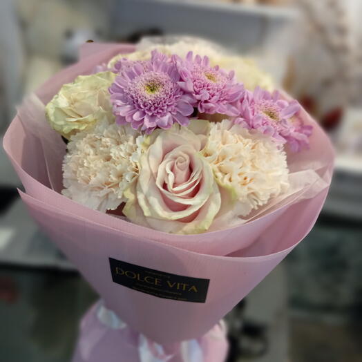 Bouquet rose clair