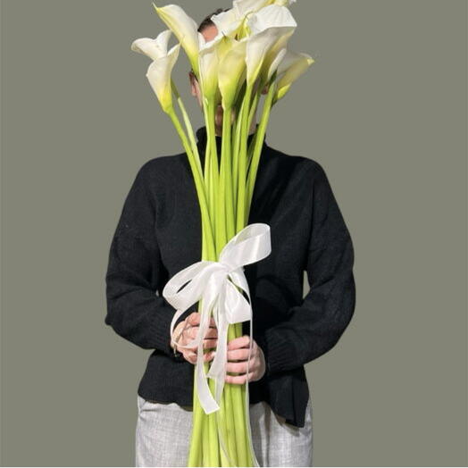 Wow bouqet of white callas
