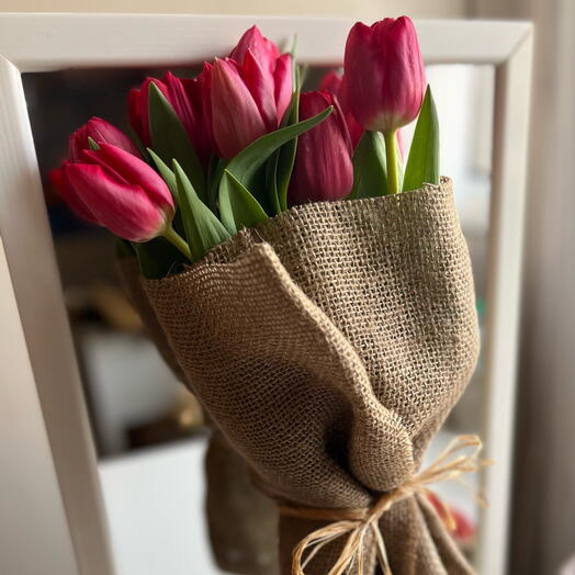 Red Tulips Bouquet