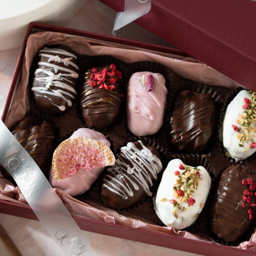 Chocolate covered dates