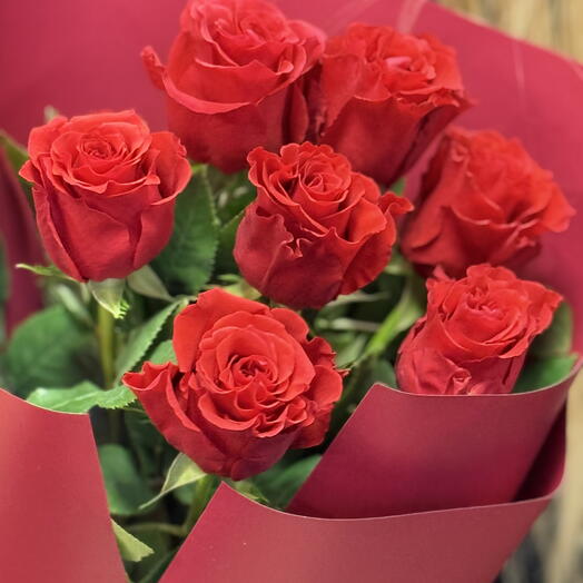 Bouguet "7 Roses of Ecuador"