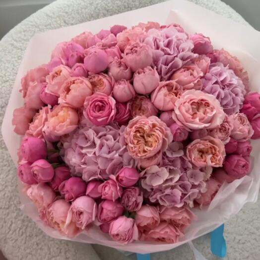 Pink bouquet - size L