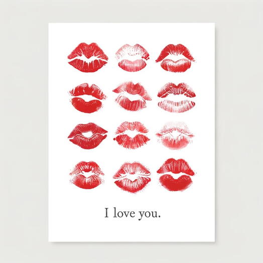 Postcard «I love you»