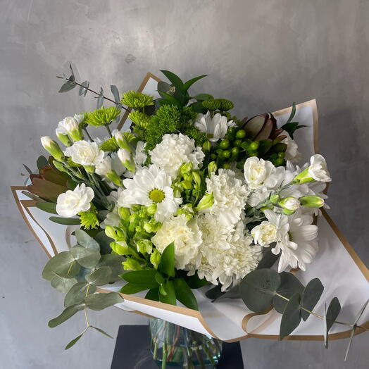Ramo mixto mediano blanco
