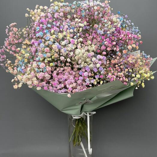 A bouquet of plaster flowers