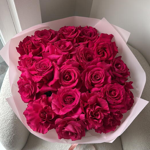 Crimson French roses