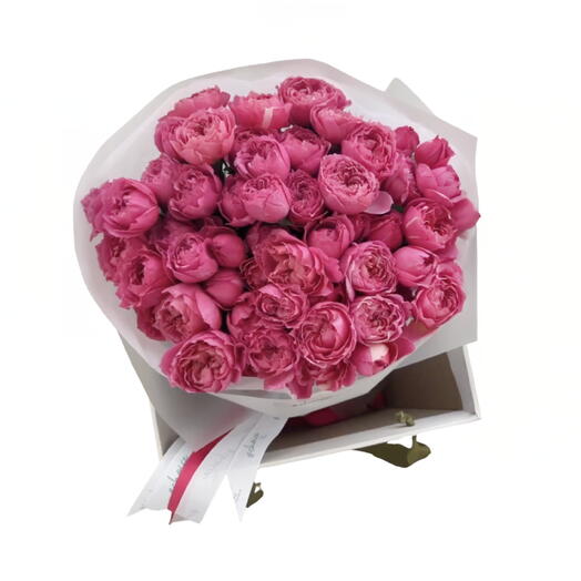 Juliet Roses Bouquet Raspberry