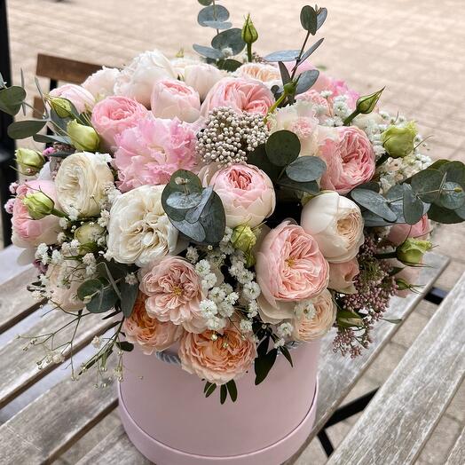 Romantic flower box, M-L size