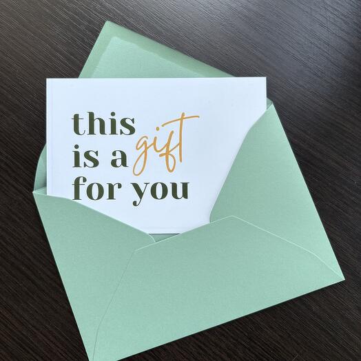 Gift certificate for creative workshops  Gift voucher for creative workshops