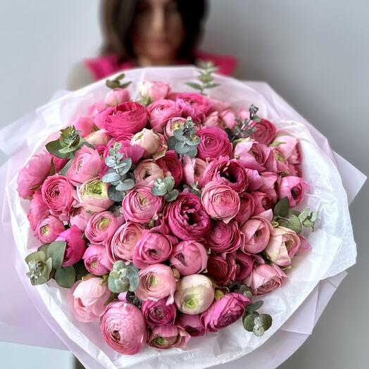 Pink cloud -mono bouquet