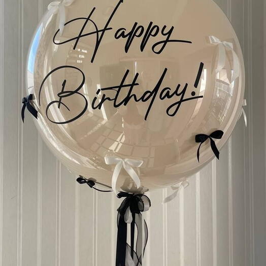 Crystal Balloon with Bows