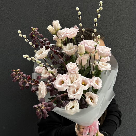 Fritillaria eustoma salix bouquet