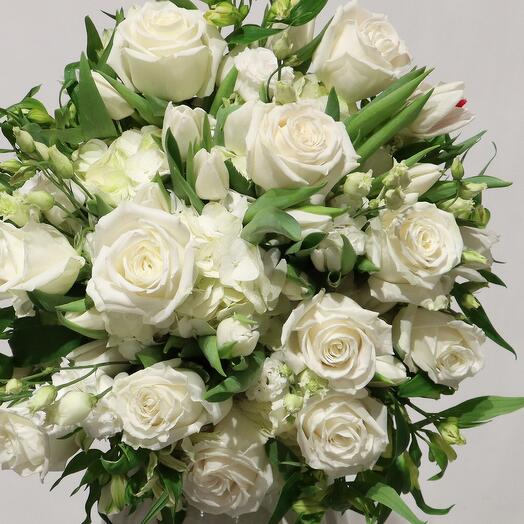 White as snow, Roses and Tulips