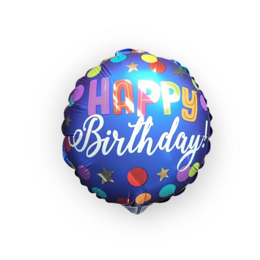 Happy Birthday balloon on stick