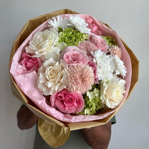 White, Green and Pink