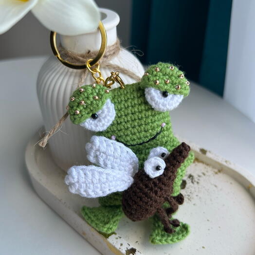 Tom the Frog with a Mosquito