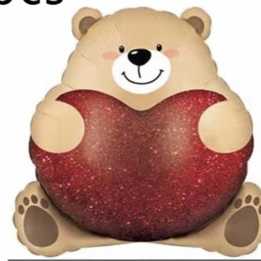 Inflatable Teddy Bear with heart  Balloon