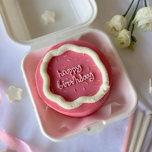 Bento Happy Birthday Pink