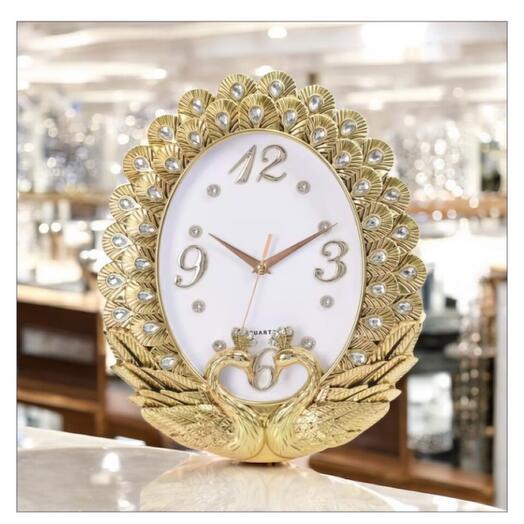 🦚 Royal Peacock Wall Clock – Elegant Decor with Artistic Charm 🕰️